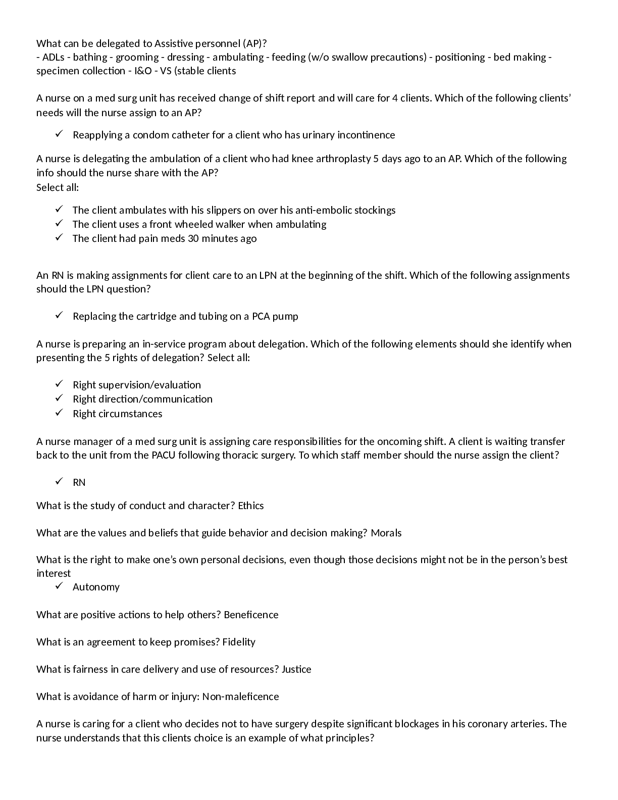 Preview image of NURSING 3821 -ATI COMP Retake 2 Quizlet document